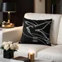 Coussins textile - Housse de coussin décoratif Black Colombes  45 x 45 - Design by BRASS - ARTDECORIS