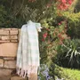 Bath towels - hammam towel Organic fresh green Large - OTTOMANIA