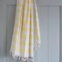 Bath towels - hammam towel Organic yellow Large - OTTOMANIA