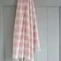 Bath towels - hammam towel Organic powder pink - OTTOMANIA