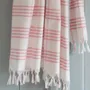 Bath towels - hammam towel Organic powder pink Large - OTTOMANIA