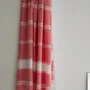 Bath towels - hammam towel Organic coral red/white - OTTOMANIA