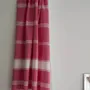 Bath towels - hammam towel Organic ruby red/white - OTTOMANIA