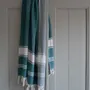 Other bath linens - hammam towel petrol/white - OTTOMANIA