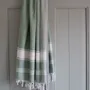 Other bath linens - hammam towel grey-green/white - OTTOMANIA