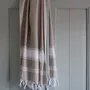 Spa - hammam towel grey-beige/white - OTTOMANIA