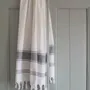 Other bath linens - hammam towel white/grey - OTTOMANIA