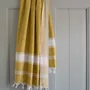 Autres linges de bain - fouta moutarde/blanc - OTTOMANIA