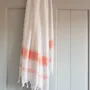 Other bath linens - hammam towel white/peach - OTTOMANIA