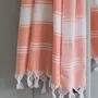 Other bath linens - hammam towel peach/white - OTTOMANIA