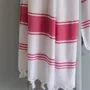 Other bath linens - hammam towel white/ruby red - OTTOMANIA
