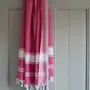 Autres linges de bain - fouta fuchsia/blanc - OTTOMANIA