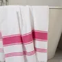 Other bath linens - hammam towel white/fuchsia - OTTOMANIA