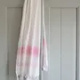 Other bath linens - hammam towel white/pink - OTTOMANIA