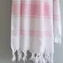 Other bath linens - hammam towel white/pink - OTTOMANIA