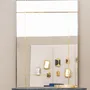 Hotel bedrooms - Sharp rectangular Full lenght Mirror in Polished Brass - DUISTT