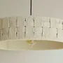 Design objects - TRAMAS. Woven Textural Cotton Ceiling Lamp - MONA PIGLIACAMPO . ATELIER SOL DE MAYO