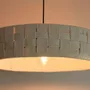 Design objects - TRAMAS. Woven Textural Cotton Ceiling Lamp - MONA PIGLIACAMPO . ATELIER SOL DE MAYO
