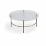 Coffee tables - TRIO of bubble glass coffee tables - EMPREINTE DU TEMPS