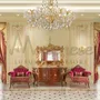 Sofas - Royal Cardinal Red Majlis - MODENESE LUXURY FURNITURE