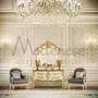 Canapés - Royal Midnight Moon Living Set - MODENESE LUXURY FURNITURE