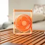 Design objects - Lyra Portable Fan Burnt Peach - GINGKO DESIGN