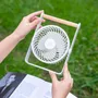 Objets design - Ventilateur portable Lyra blanc lunaire - GINGKO DESIGN