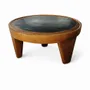 Coffee tables - SUAR coffee table diameter 75 cm - EMPREINTE DU TEMPS
