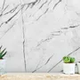 Indoor floor coverings - Marquina White Matt Marble Effect Porcelain Stoneware 60X120 - EMAA126 (Ceramishop.fr) - CERAMISHOP