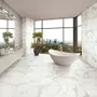 Indoor floor coverings - Calacatta Matte Marble Effect Porcelain Stoneware 60X120 - ECAA105 (Ceramishop.fr) - CERAMISHOP