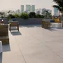 Outdoor floor coverings - Light Grey Concrete Effect Porcelain Stoneware, Non-Slip, 60x60 - EBST012 (Ceramishop.fr) - CERAMISHOP