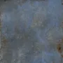 Revêtements sols intérieurs - Grès Cérame Effet Métal Oxydé Bleu 80X80 - EFBE058 (Ceramishop.fr) - CERAMISHOP