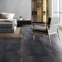 Indoor floor coverings - Black Oxidized Metal Effect Porcelain Stoneware 60X120 - EOPM625 (Ceramishop.fr) - CERAMISHOP