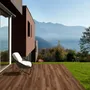 Outdoor floor coverings - Brown Wood Effect Non-Slip Porcelain Stoneware 20X120 - EWKC1453 (Ceramishop.fr) - CERAMISHOP