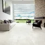 Indoor floor coverings - White Spatula-Effect Resin-Look Porcelain Stoneware 60X120 - ESBO708 (Ceramishop.fr) - CERAMISHOP