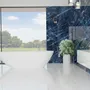 Indoor floor coverings - Glossy Ocean Blue Marble Effect Porcelain Stoneware 60X120 - EROS208 (Ceramishop.fr) - CERAMISHOP