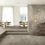 Revêtements sols intérieurs - Grès Cérame Effet Marbre Gris Veiné Brillant 60X60 - ESAN764 (Ceramishop.fr) - CERAMISHOP