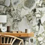 Indoor floor coverings - Marble Effect Porcelain Stoneware Ocean White Matt 60X120 - EWHB200 (Ceramishop.fr) - CERAMISHOP