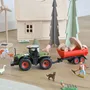 Jouets enfants - Tracteur CLAAS Xerion 5000 avec remorque Plastigam 1/43 - NOREV