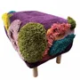Unique pieces - End-of-couch bean bag, wool and cotton, VOLUPTE - ATELIER SAGRADO