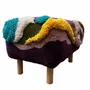 Unique pieces - End-of-couch bean bag, wool and cotton, VOLUPTE - ATELIER SAGRADO