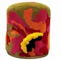 Unique pieces - Pouf Stool End of sofa, wool, PEONY FIGHT. - ATELIER SAGRADO