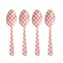 Couverts de service - Enamel Spoon Set – (Set of 4) , 5.4 x 1 Inches - CASA AMAROSA