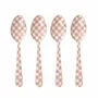 Couverts de service - Enamel Spoon Set – (Set of 4) , 5.4 x 1 Inches - CASA AMAROSA