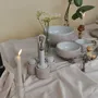 Huiles et vinaigres - Ensemble de shaker à huile, vinaigre, sel et poivre en rotin - KING ZOO