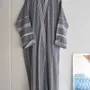 Loungewear - hammam bathrobe size L, dark grey - OTTOMANIA
