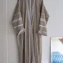 Loungewear - hammam bathrobe size L, olive green - OTTOMANIA