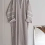 Loungewear - hammam bathrobe size L, grey-beige - OTTOMANIA