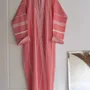 Loungewear - hammam bathrobe size L, coral red - OTTOMANIA