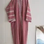 Loungewear - hammam bathrobe size L, burgundy red - OTTOMANIA